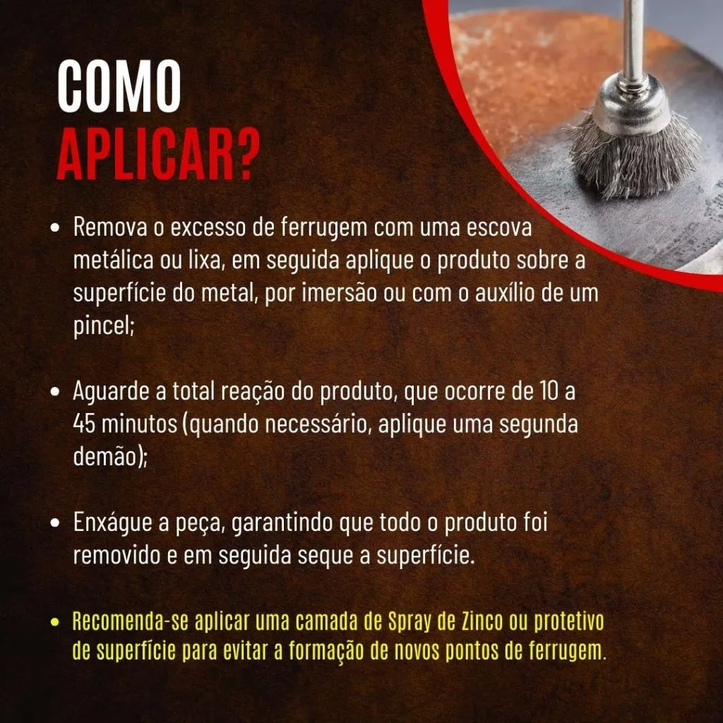 Removedor de Ferrugem Wurth 250ml - Eficiência Imbatível