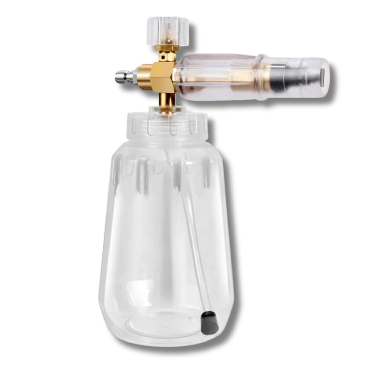 Canhão de Espuma Snow Foam Transparente 1L com Adaptadores para Lavadoras