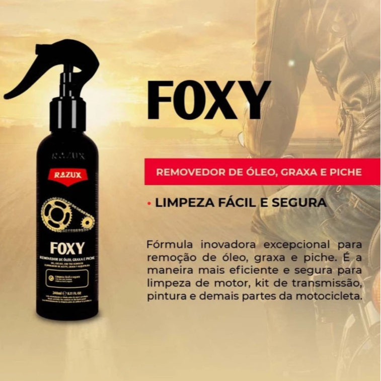Foxy Limpa Corrente e Motor 240ml - Eficiência e Segurança
