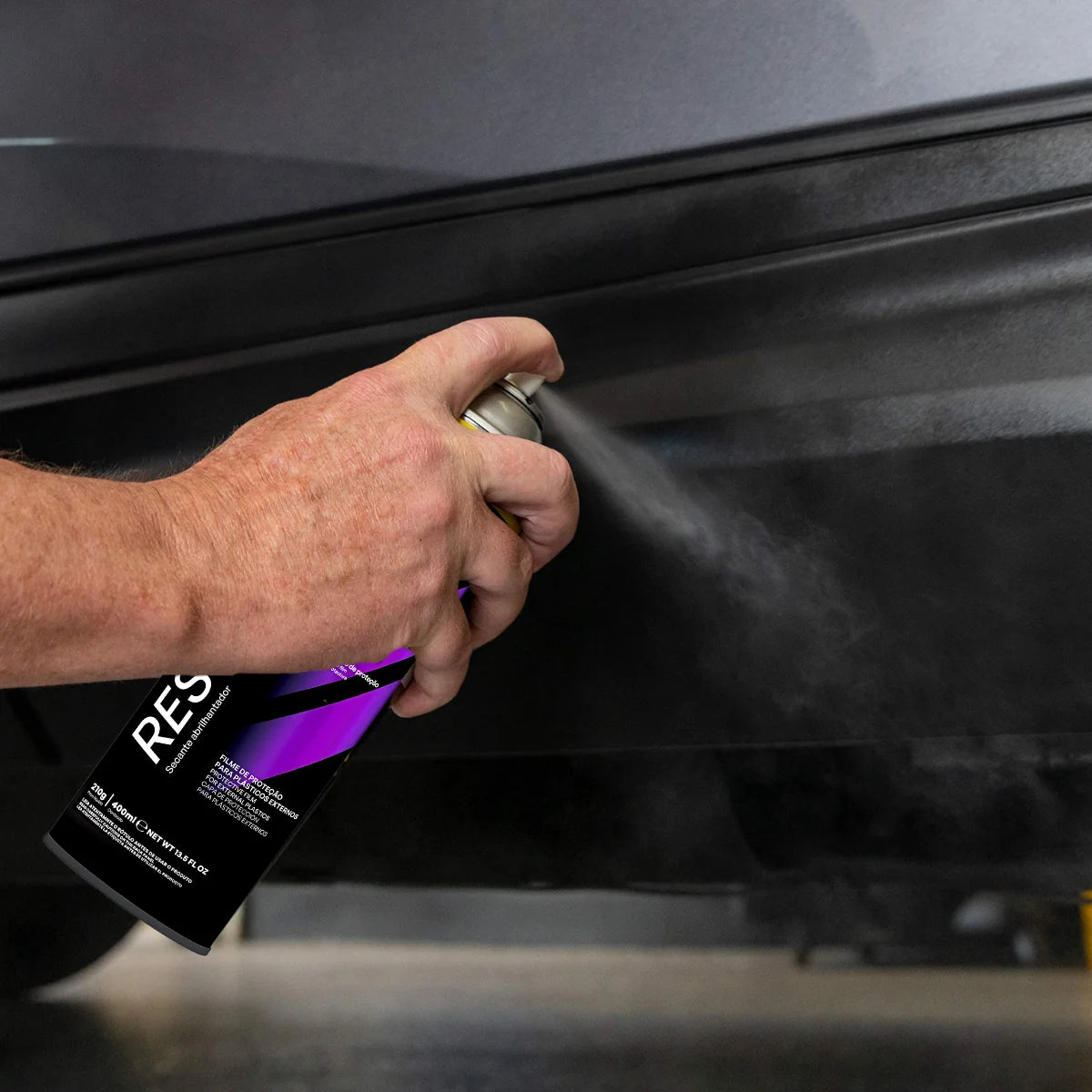 Restaurax Spray Restaurador Plástico Automotivo Aerossol Vonixx