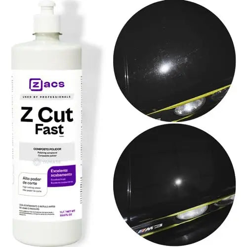 Polidor de Corte Zacs Z Cut Fast Automotivo 1L Etapa 1