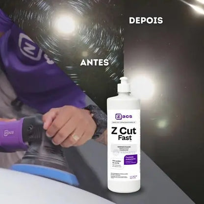 Polidor de Corte Zacs Z Cut Fast Automotivo 1L Etapa 1