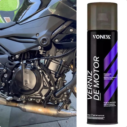 Verniz de Motor Spray 400ml Vonixx - Proteção e Brilho Impecáveis