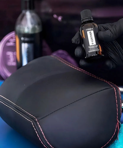 Vitrificador de Couro V-Leather Pro 50ml - Proteção Avançada
