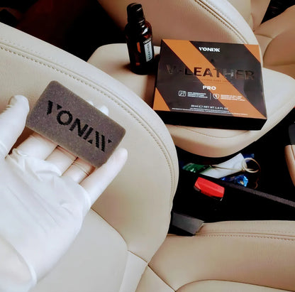 Vitrificador de Couro V-Leather Pro 50ml - Proteção Avançada