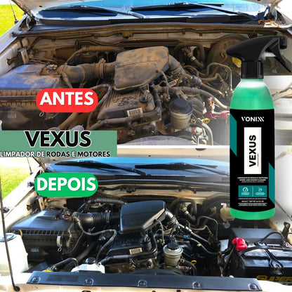 Vexus Multilimpador Vonixx - Limpeza Eficiente de Rodas e Motores
