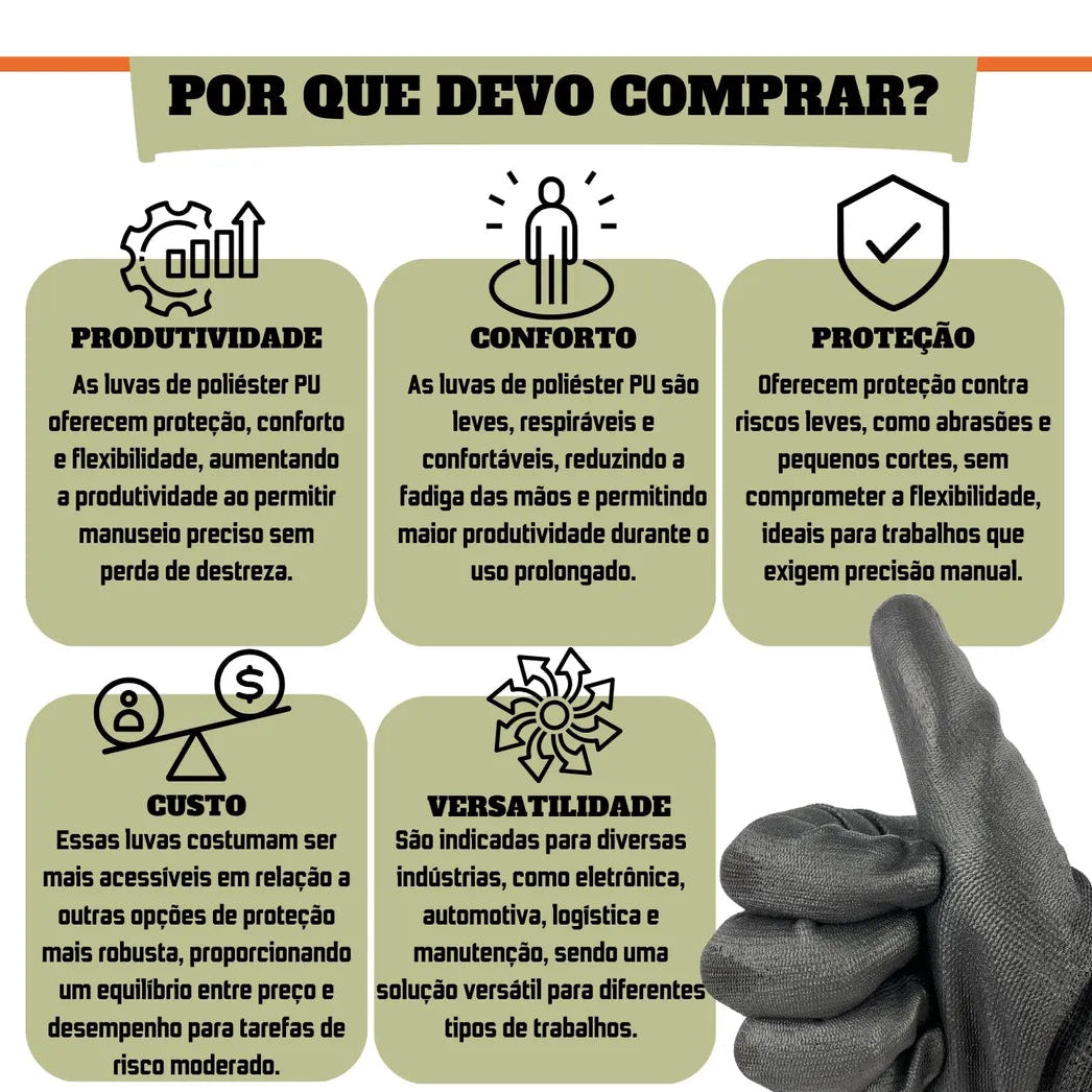 Luva Wurth Tiger Flex - Precisão e Proteção para Mecânicos