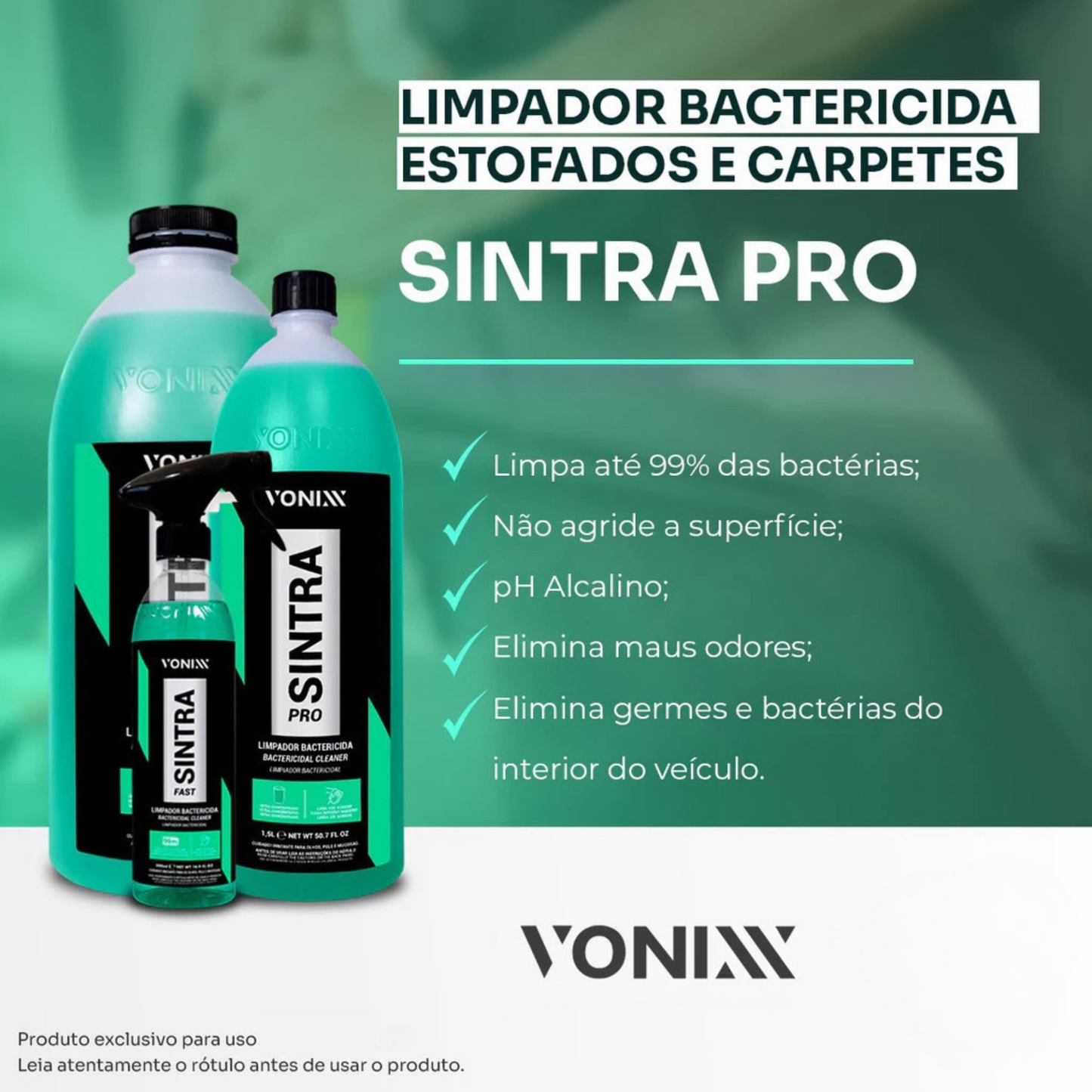 Limpador Multiuso Sintra Pro 1,5L - Bactericida e pH Neutro