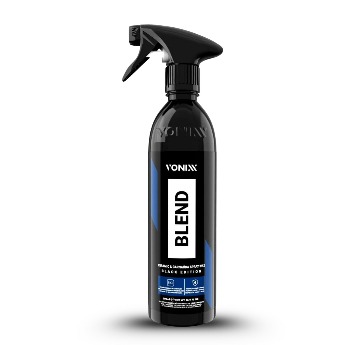 Cera Líquida Vitrificadora Automotiva Blend Black Spray 500ml