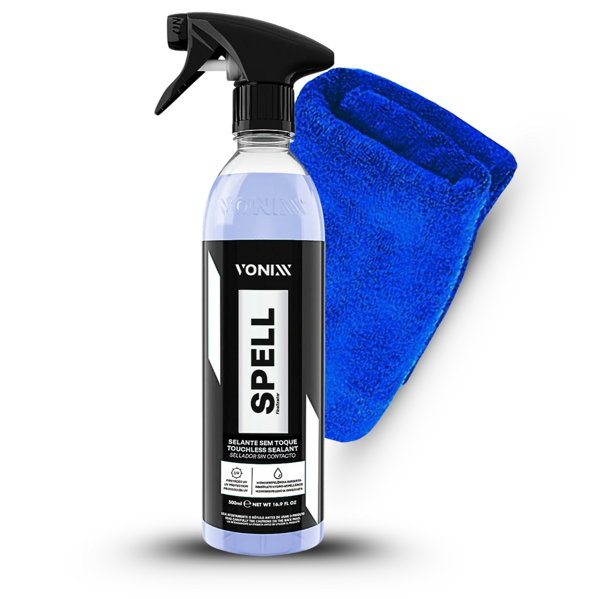 Spell Glass Coating: Brilho e Proteção UV Selante Automotivo Instantâneos 500ml