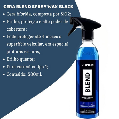 Kit Completo de Limpeza Automotiva Premium Vonixx