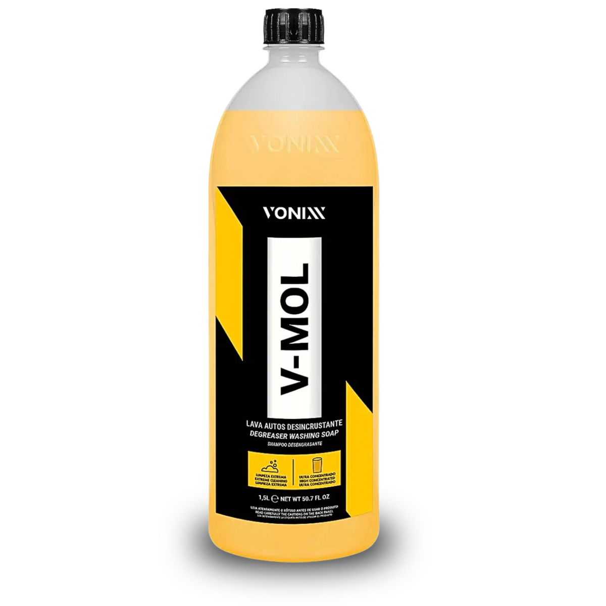 Shampoo Automotivo V-Mol 1,5L Vonixx - Limpeza Eficiente e Segura