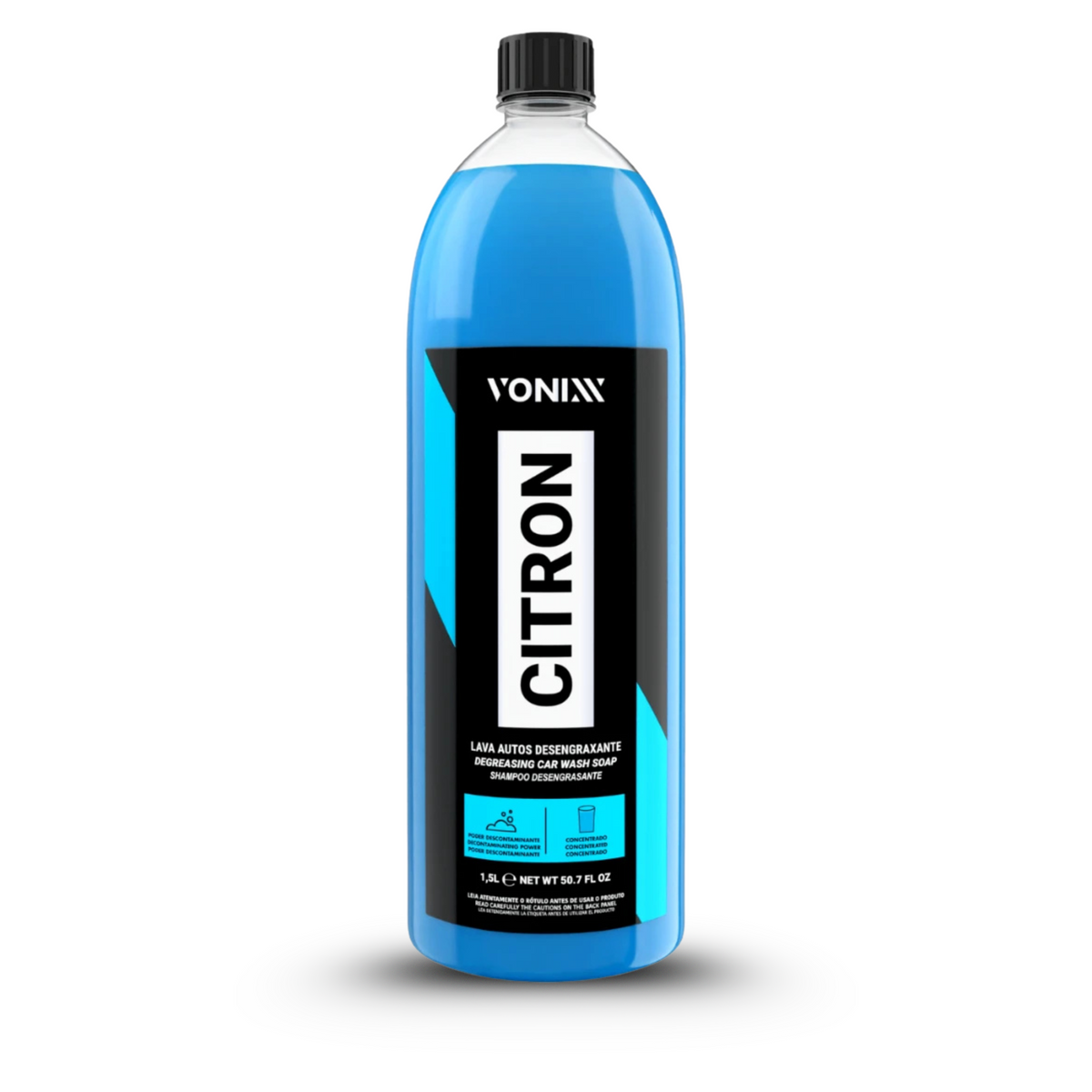 Shampoo Desengraxante Citron Vonixx 1,5L - Limpeza Profunda Automotiva