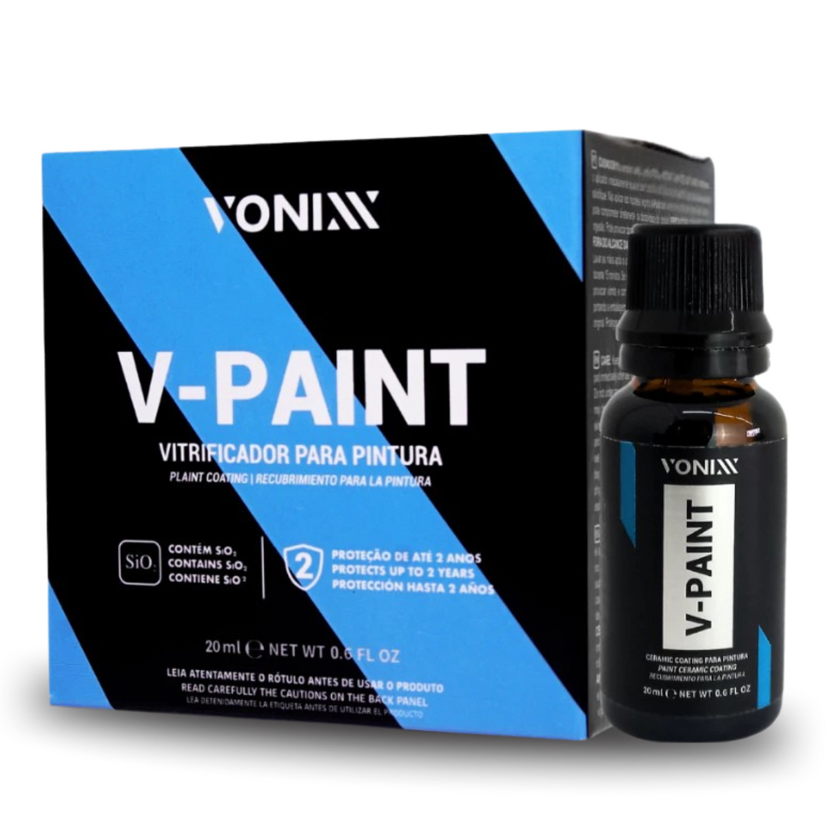 Vitrificador Automotivo V-Paint 20ml Vonixx - Proteção e Brilho Superior