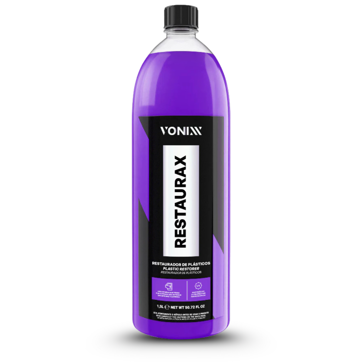 Restaurador de Plásticos Automotivos Vonixx 1.5L - Proteção e Renovação