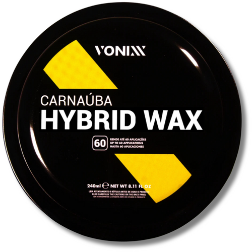 Cera Automotiva Vonixx Hybrid Wax 240ml - Proteção e Brilho Superior
