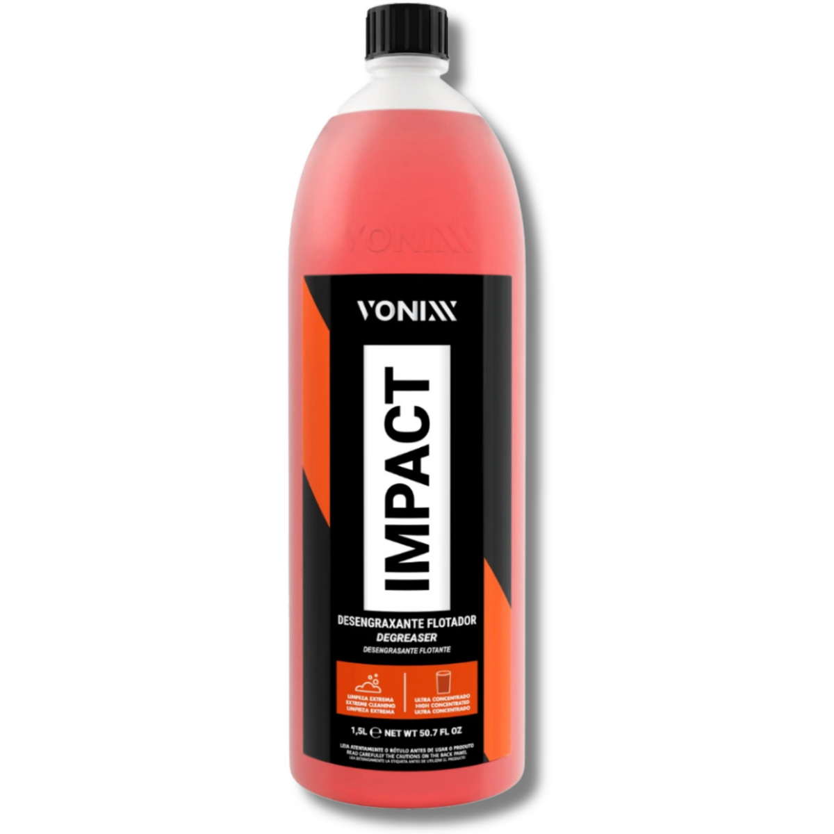 Impact Limpador Desengraxante 1,5L - Eficiência e Versatilidade