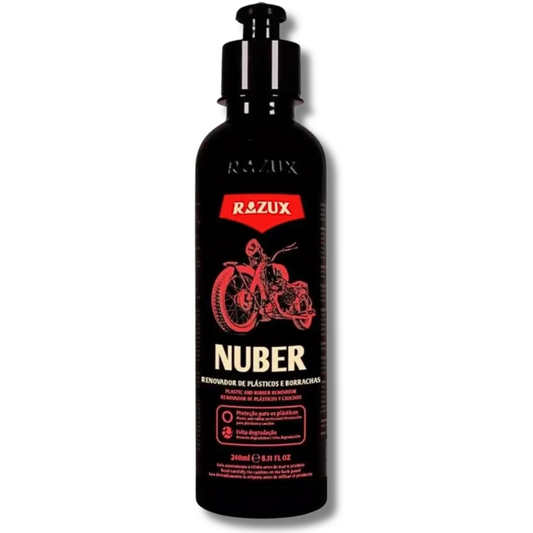 Revitalizador Premium de Plásticos para Motos - Nuber Razux 240ml