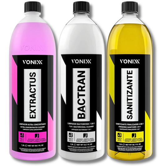 Kit Limpador Concentrado Vonixx Vsc 7 em 1  - Eficiência e Proteção