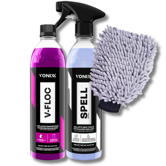 Selante Automotivo Spell 2.0 + Shampoo V-Floc 500ml Vonixx