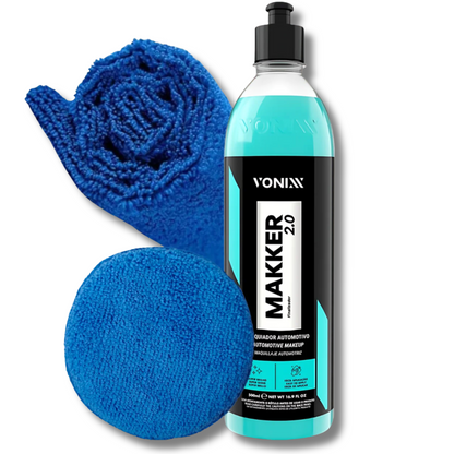 Makker 2.0 - Renovador de Pintura Automotiva com Pano Microfibra