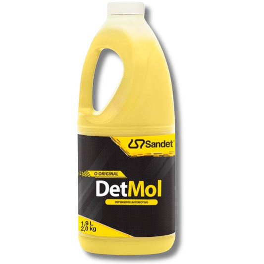 DetMol Shampoo Automotivo Desengraxante 1,9L - Limpeza Pesada