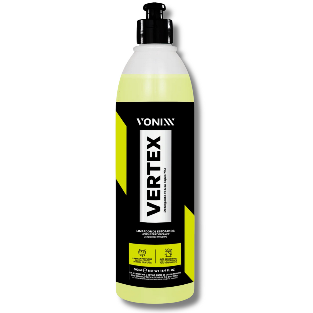Vertex 500ml - Limpeza Profunda para Estofados Automotivos e Residenciais