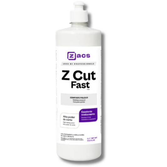 Polidor Automotivo Zacs Z Cut Fast 1L - Corte e Brilho Impecáveis