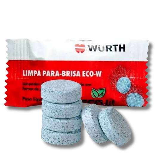 Pastilhas Efervescentes Wurth Limpa Para-brisa Eco-W - 10 Unidades