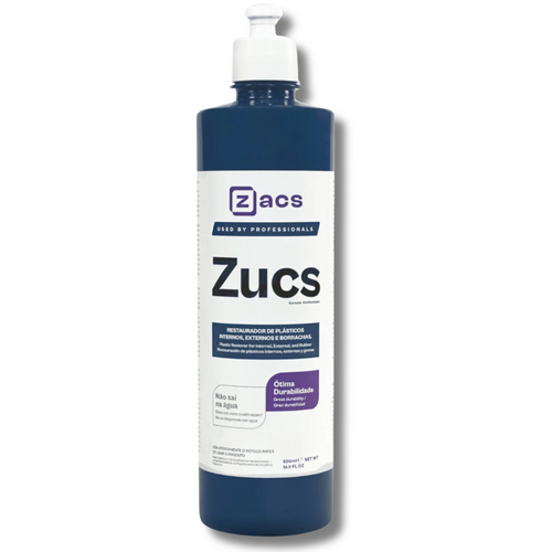Renovador de Plásticos e Borrachas Zucs 500ml - Proteção e Brilho Duradouro