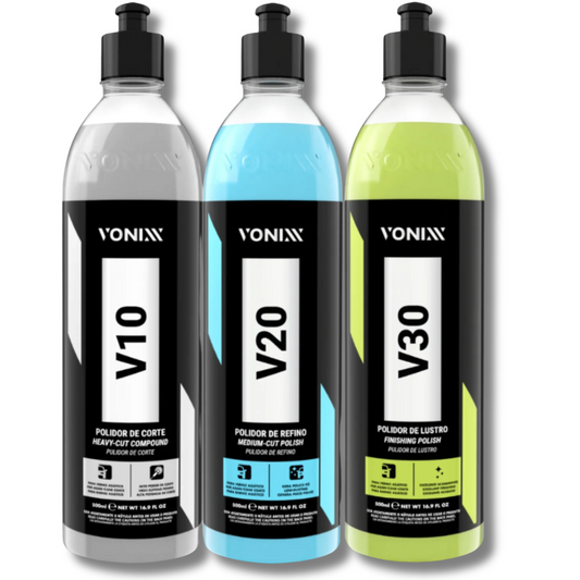 Kit Polidores Vonixx V10 V20 V30 - Performance Profissional