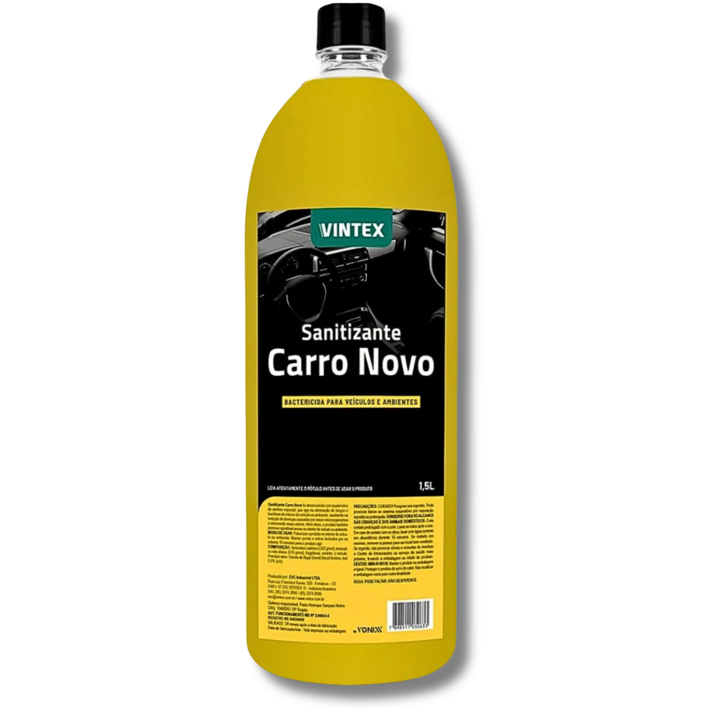Aromatizante Sanitizante Carro Novo 1,5L Vintex Vonixx