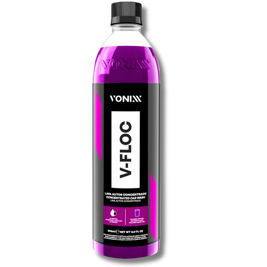 Shampoo Automotivo Neutro Concentrado V-Floc 500ml Vonixx