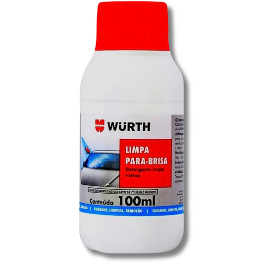 Limpa Para-brisa Wurth 100ml - Eficiência e Clareza Impecável