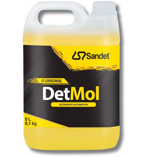Shampoo Automotivo Desengraxante Det Mol Sandet 5L - Limpeza Eficiente
