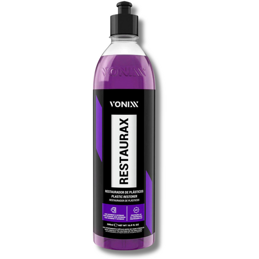 Restaurador Plástico Premium Restaurax 500ml - Proteção e Renovação