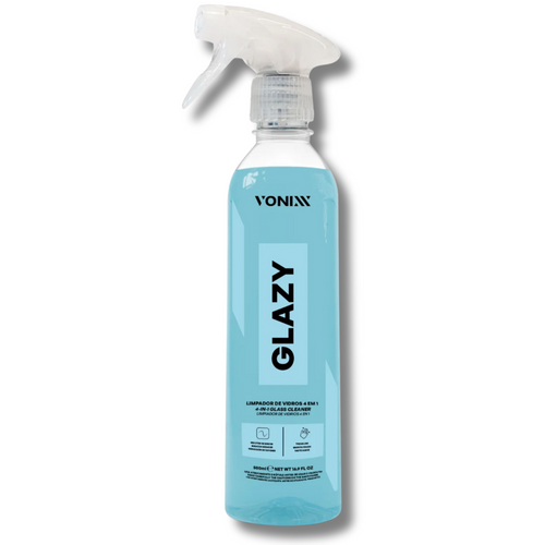 Limpa Vidros 4 em 1 Glazy 500ml com Redutor de Atrito