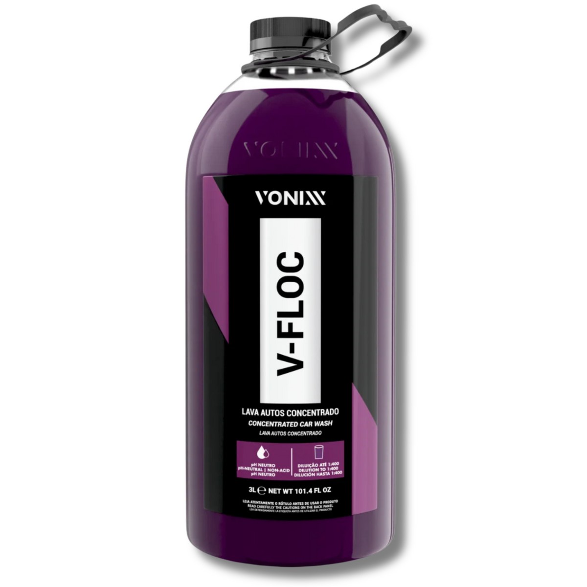 Shampoo Automotivo Concentrado Neutro V-Floc 3L Vonixx