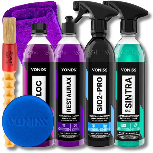Kit Premium Vonixx para Pintura Fosca com SiO2 e Cera