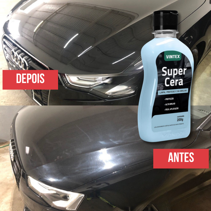 Vintex Super Cera 200g - Proteção e Brilho Impecável