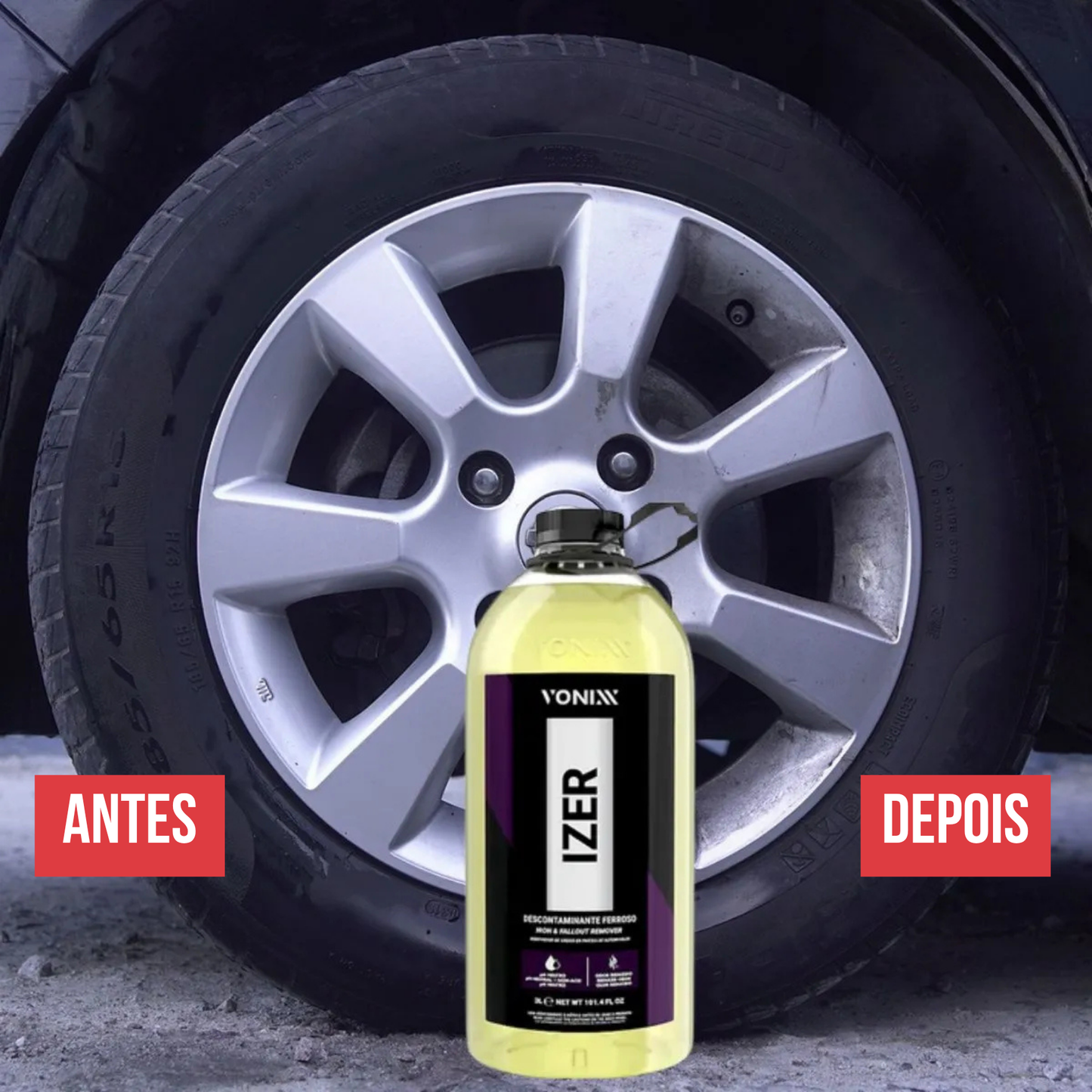 Izer 3L Vonixx - Limpeza Automotiva Ferrosa Eficiente