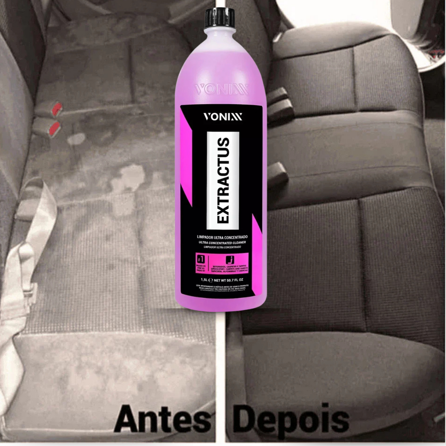Extractus Limpador Ultra Concentrado 1,5L para Estofados e Carpetes