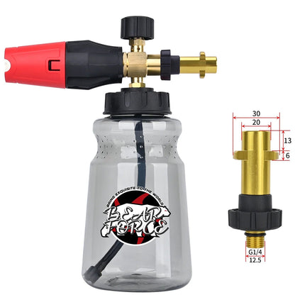 Lança de Espuma de Neve para Lavadoras de Pressão - Brilho e Proteção