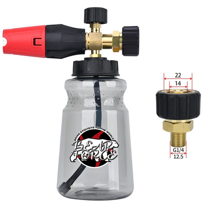 Lança de Espuma de Neve para Lavadoras de Pressão - Brilho e Proteção