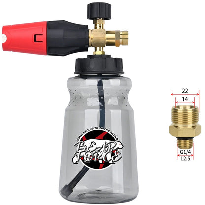 Lança de Espuma de Neve para Lavadoras de Pressão - Brilho e Proteção