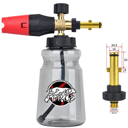 Lança de Espuma de Neve para Lavadoras de Pressão - Brilho e Proteção