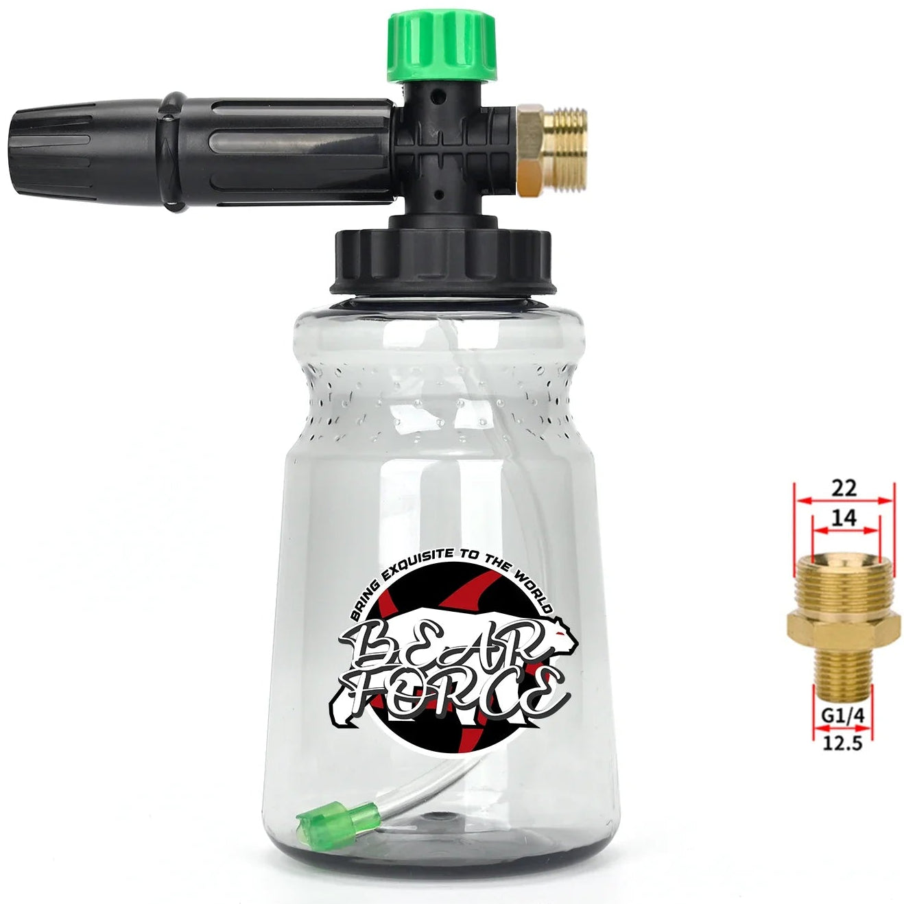 Canhão de Lança Espuma Snow Foam BEAR FORCE para Lavadoras de Alta Pressão
