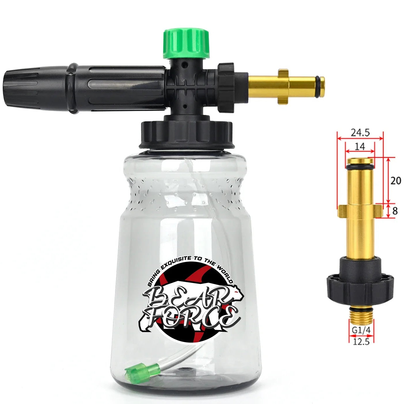 Canhão de Lança Espuma Snow Foam BEAR FORCE para Lavadoras de Alta Pressão