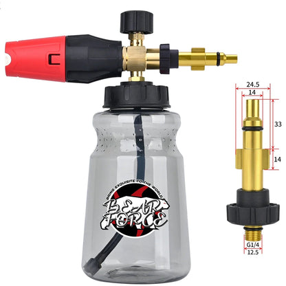 Lança de Espuma de Neve para Lavadoras de Pressão - Brilho e Proteção