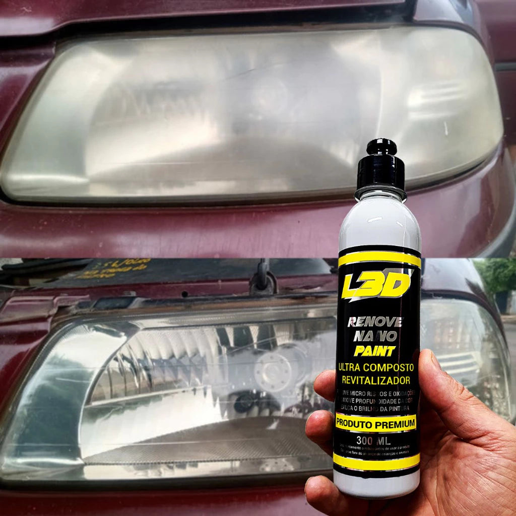 Kit Estética Automotiva Completo Nano Vonixx 300ml – Limpeza, Proteção e Brilho Profissional para Carros